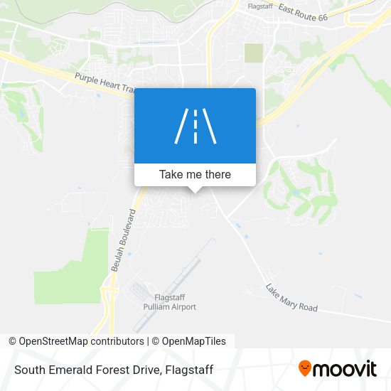 South Emerald Forest Drive map
