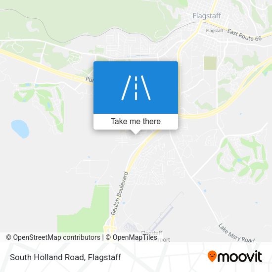 South Holland Road map