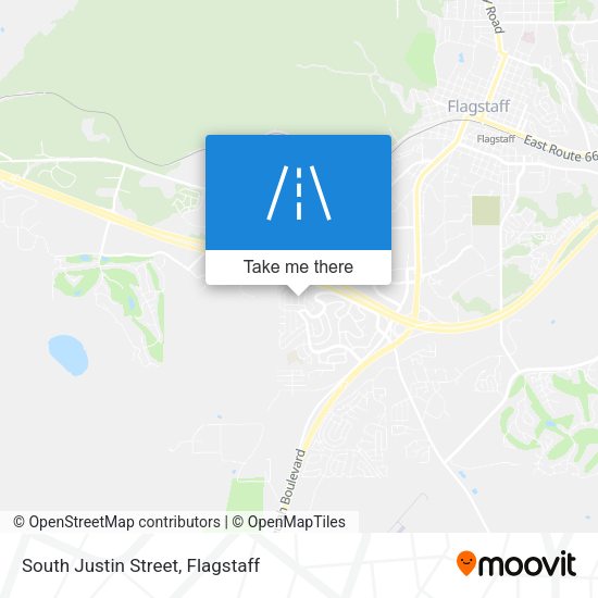 Mapa de South Justin Street