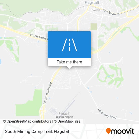 South Mining Camp Trail map