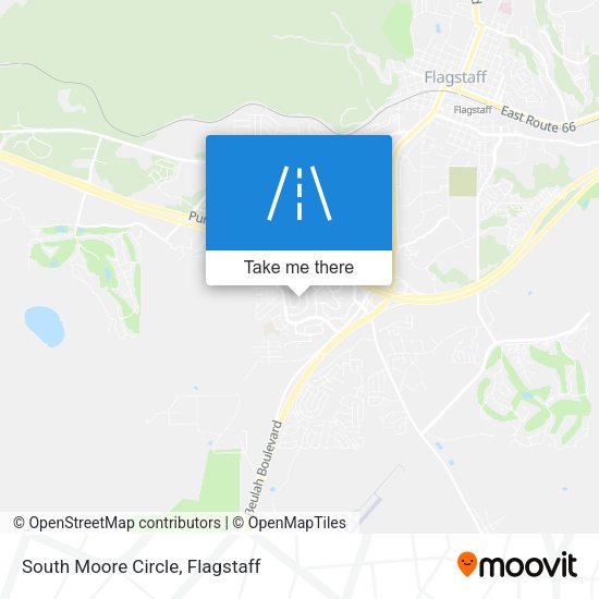 South Moore Circle map