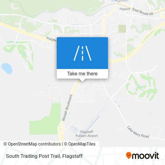 South Trading Post Trail map