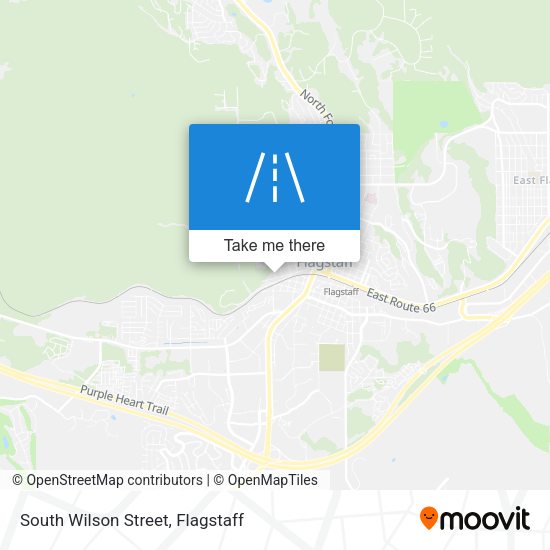 South Wilson Street map