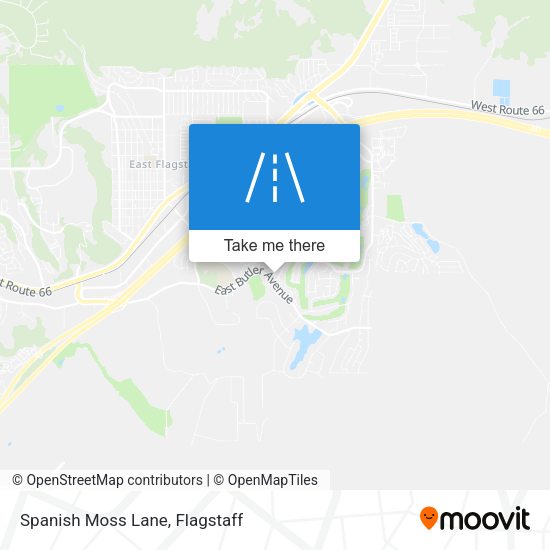 Spanish Moss Lane map