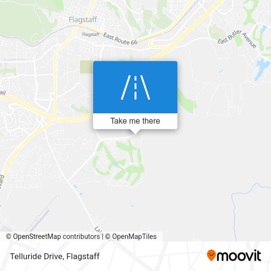 Mapa de Telluride Drive