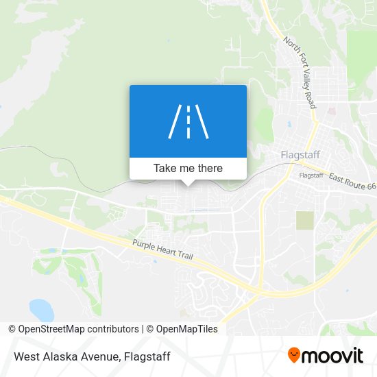 Mapa de West Alaska Avenue