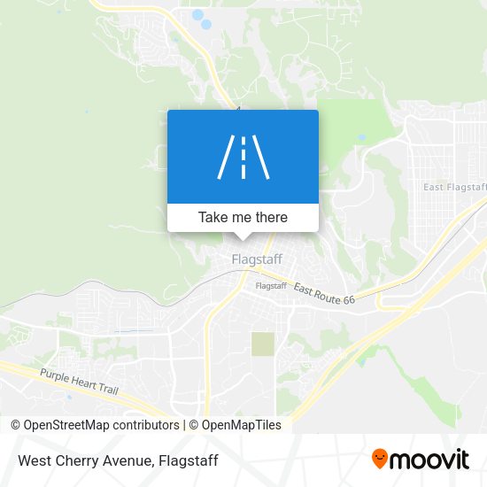 Mapa de West Cherry Avenue