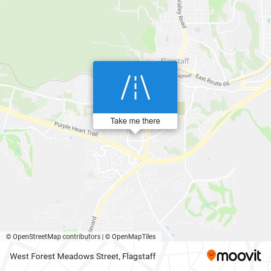 Mapa de West Forest Meadows Street