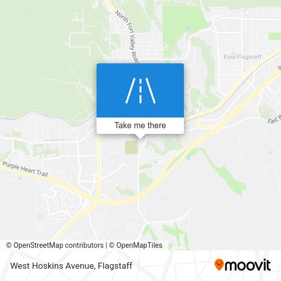 West Hoskins Avenue map