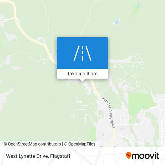 Mapa de West Lynette Drive