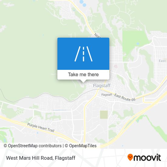 Mapa de West Mars Hill Road