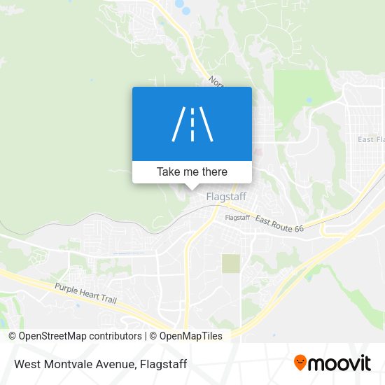 Mapa de West Montvale Avenue