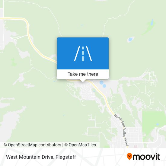 Mapa de West Mountain Drive