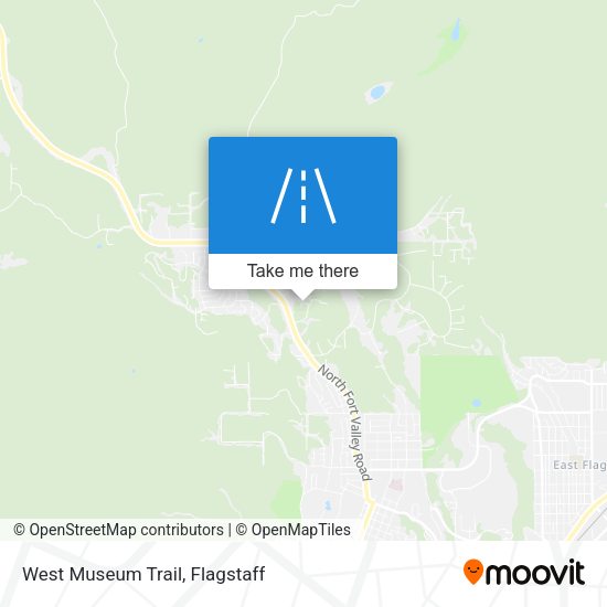 Mapa de West Museum Trail