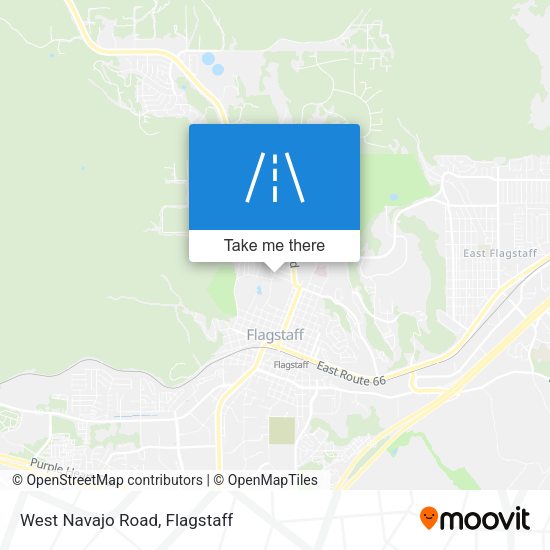 Mapa de West Navajo Road