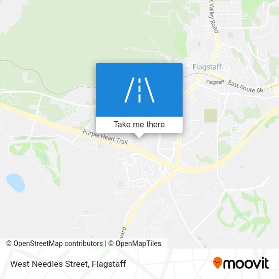West Needles Street map