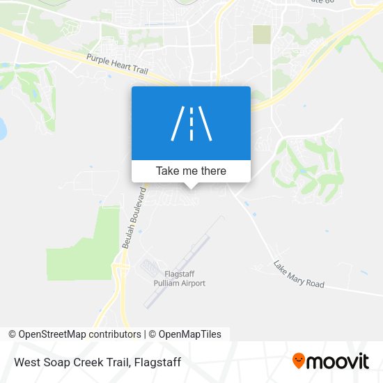 Mapa de West Soap Creek Trail