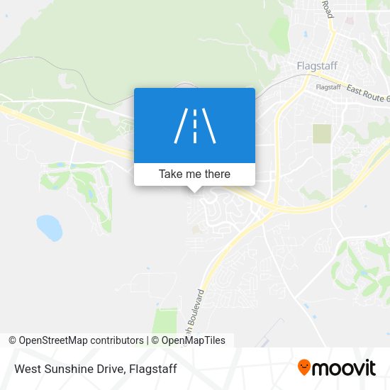 Mapa de West Sunshine Drive