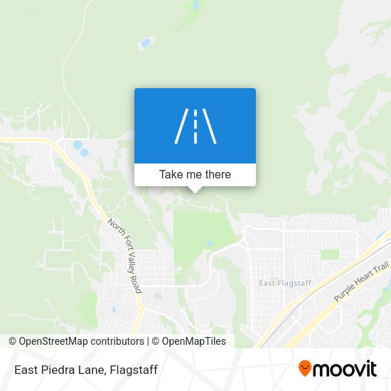 Mapa de East Piedra Lane