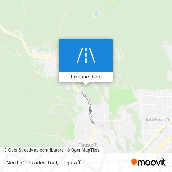 North Chickadee Trail map