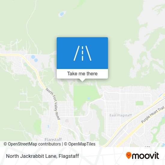 Mapa de North Jackrabbit Lane
