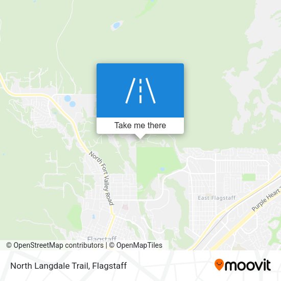 North Langdale Trail map