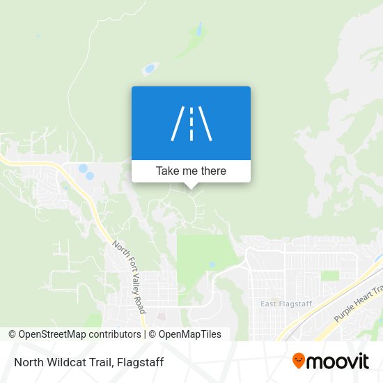 North Wildcat Trail map