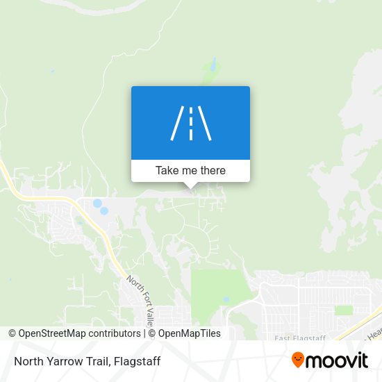 North Yarrow Trail map