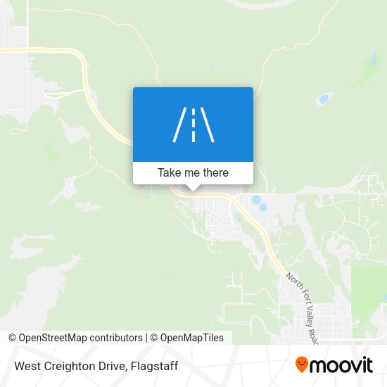 Mapa de West Creighton Drive