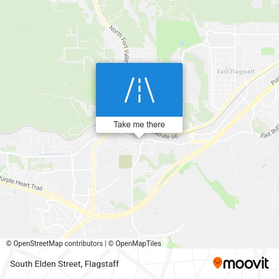 South Elden Street map