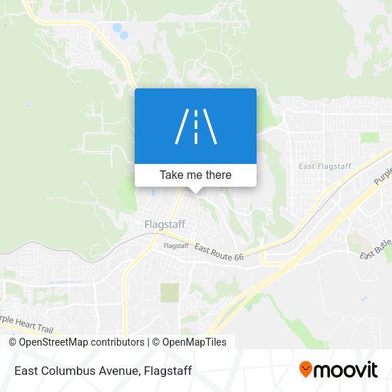 Mapa de East Columbus Avenue
