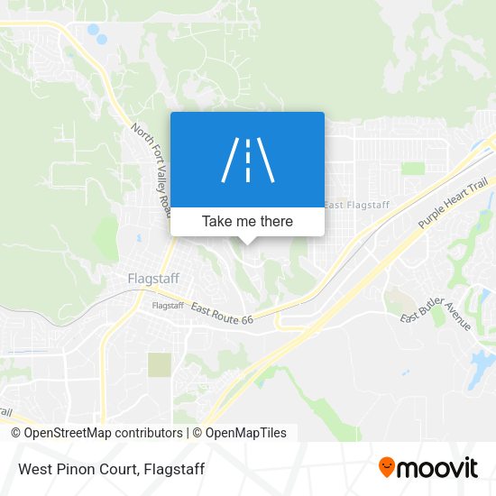 West Pinon Court map