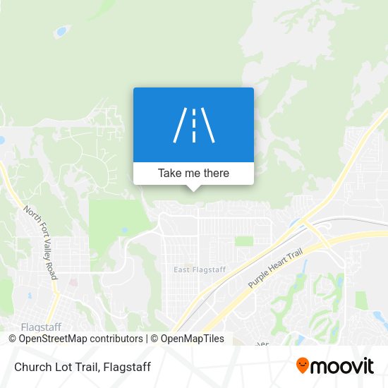 Mapa de Church Lot Trail