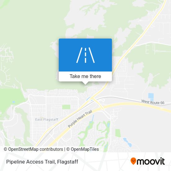 Pipeline Access Trail map