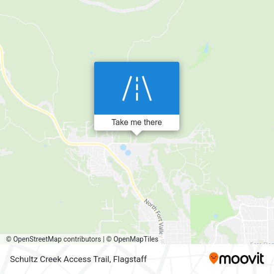 Mapa de Schultz Creek Access Trail