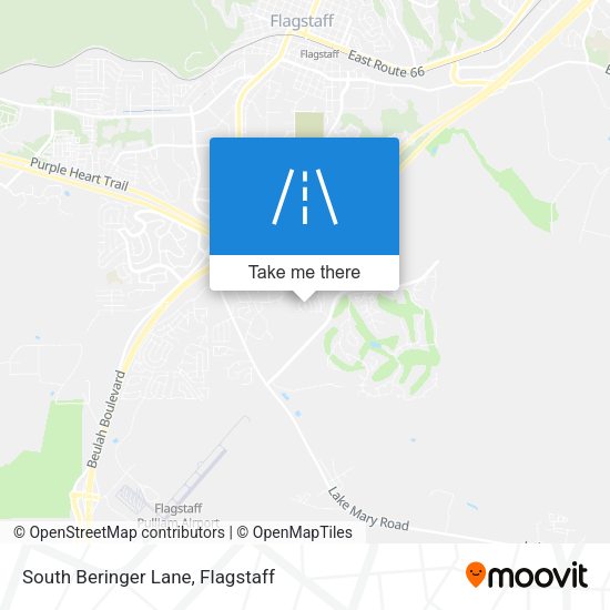 South Beringer Lane map