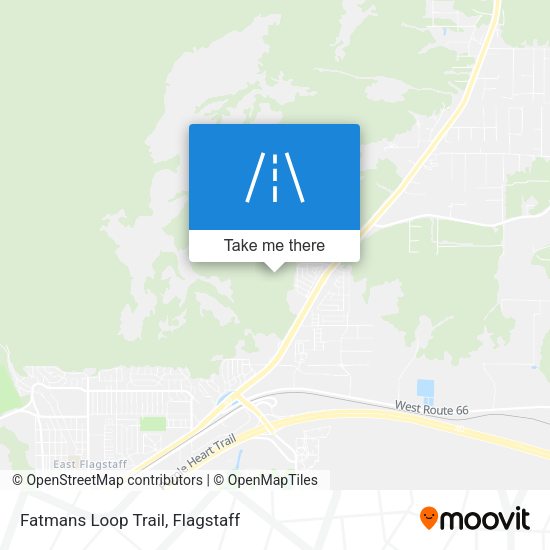 Mapa de Fatmans Loop Trail