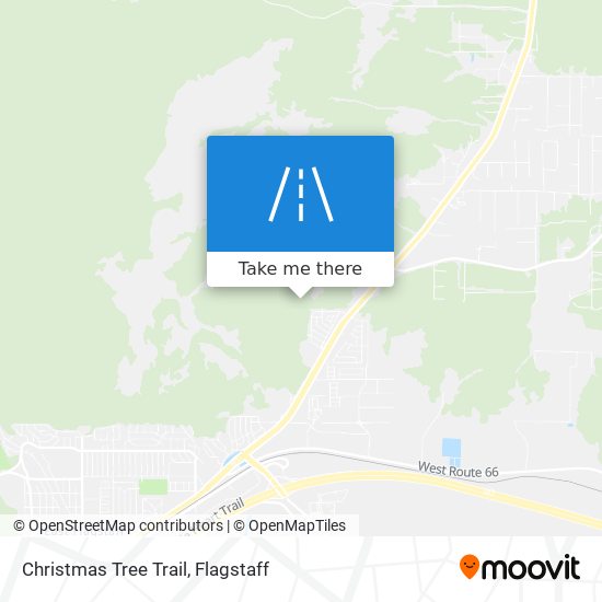 Christmas Tree Trail map