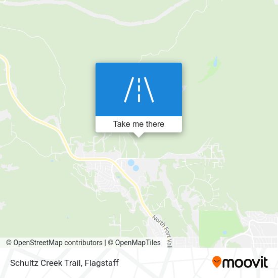 Schultz Creek Trail map