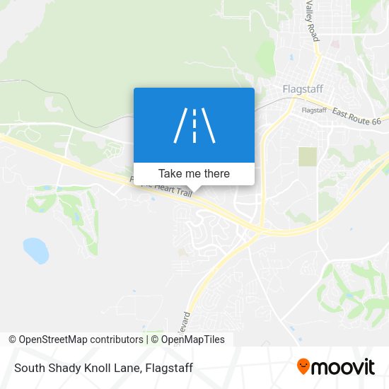 South Shady Knoll Lane map