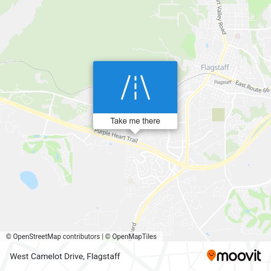Mapa de West Camelot Drive