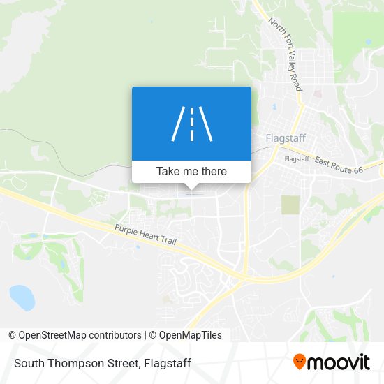 South Thompson Street map