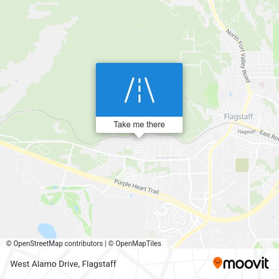 Mapa de West Alamo Drive