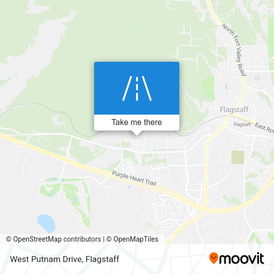 Mapa de West Putnam Drive
