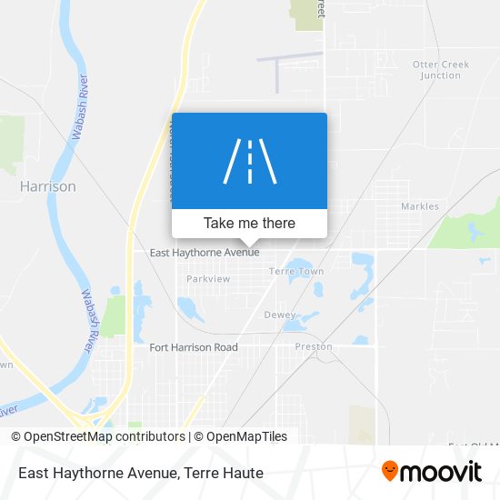 Mapa de East Haythorne Avenue