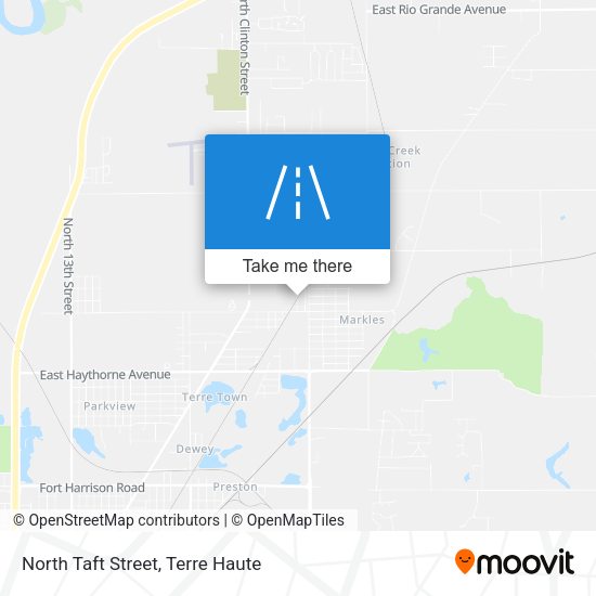 North Taft Street map