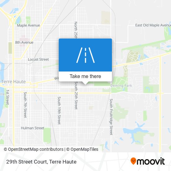 29th Street Court map