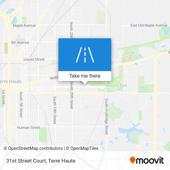 31st Street Court map