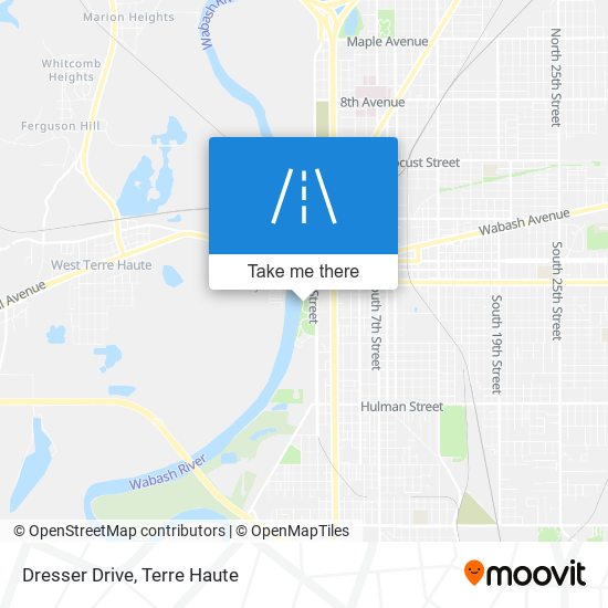 Dresser Drive map