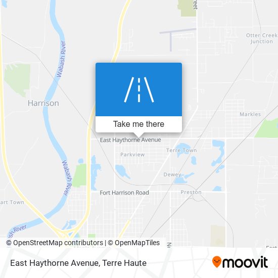 East Haythorne Avenue map